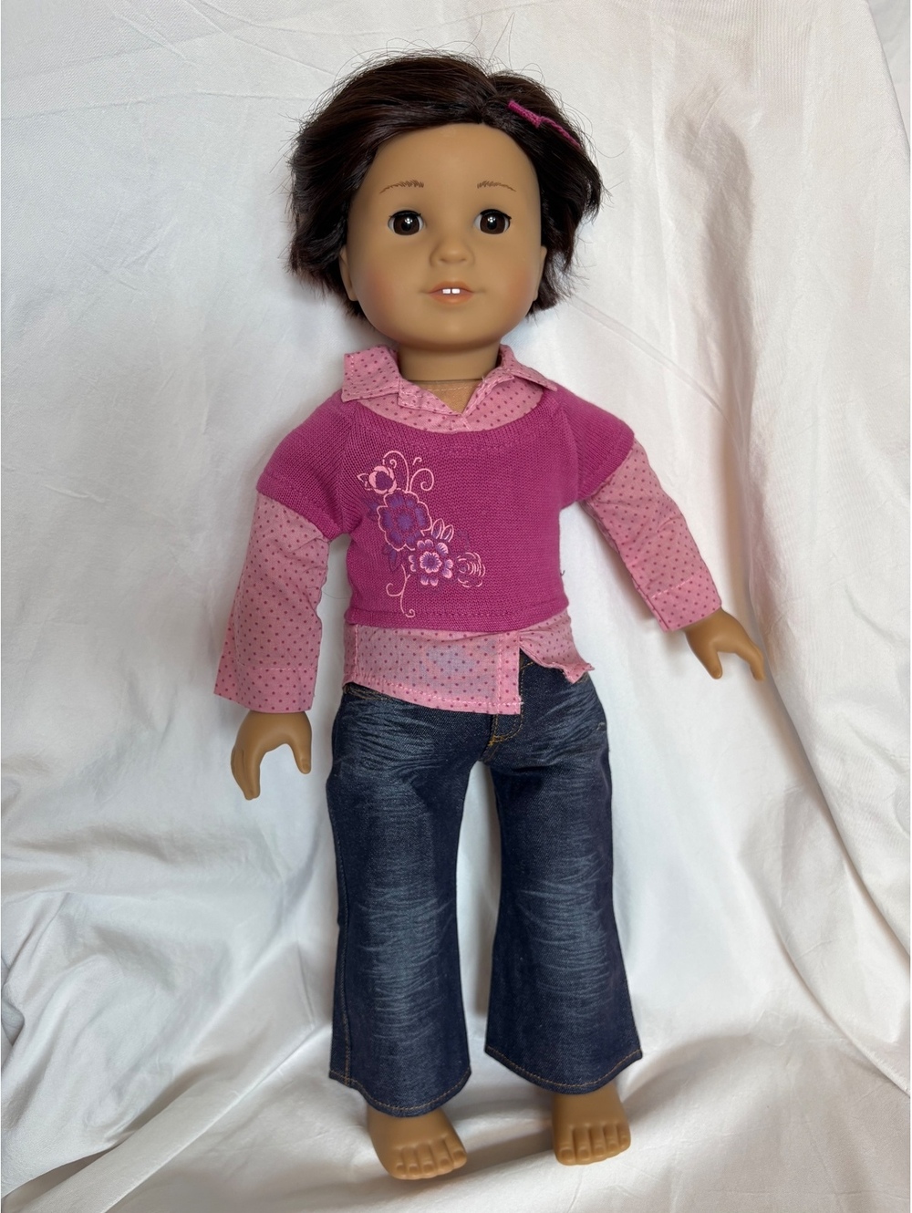 American Girl Pleasant Company. Jess in an A.G Outfit.